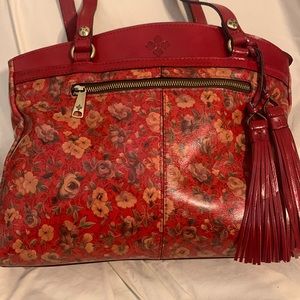 Patricia Nash Floral Poppy Purse, Womens Leather Handbag